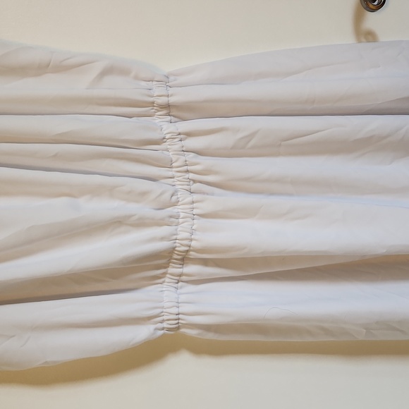 Xl white dress with gold beads - Picture 3 of 4